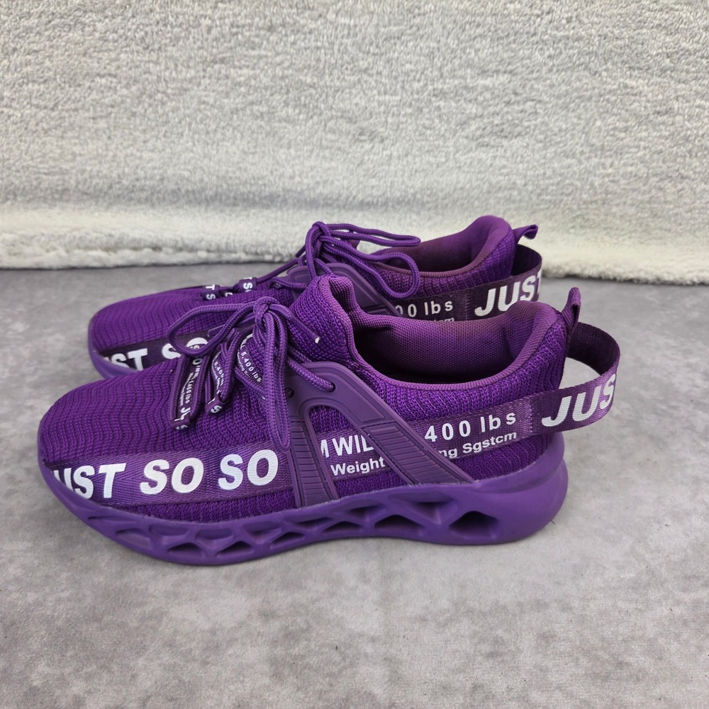 Just So So Mens Purple Blade Running Shoes Non Slip Sneakers Size 40 S1806